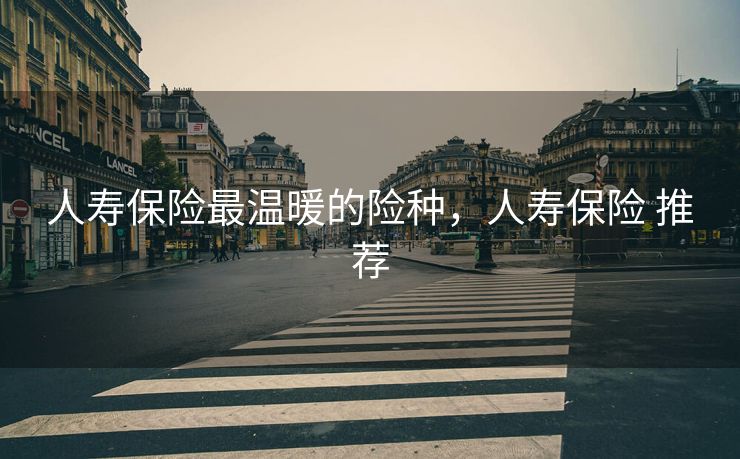 人寿保险最温暖的险种，人寿保险 推荐