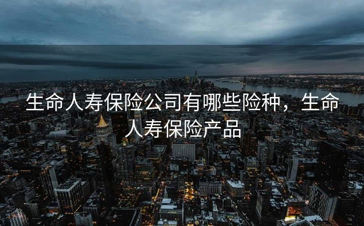 生命人寿保险公司有哪些险种，生命人寿保险产品