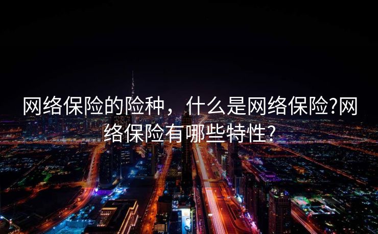 网络保险的险种，什么是网络保险?网络保险有哪些特性?