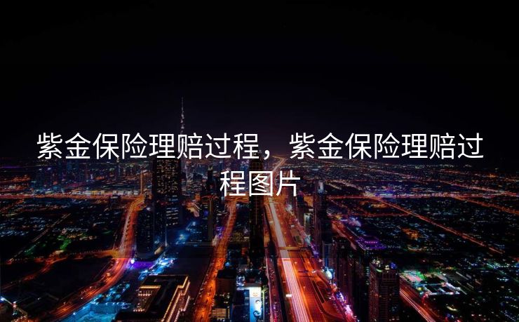 紫金保险理赔过程，紫金保险理赔过程图片