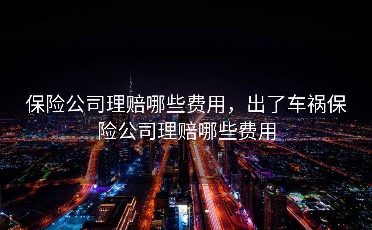 保险公司理赔哪些费用,出了车祸保险公司理赔哪些费用 保险公司理赔哪些费用,出了车祸保险公司理赔哪些费用