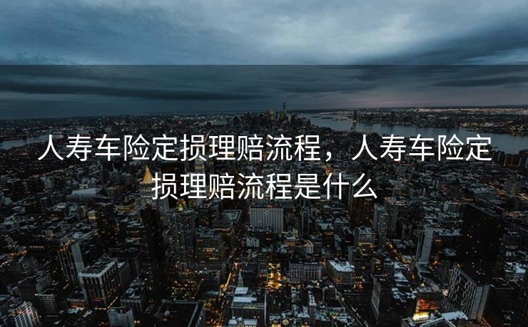 人寿车险定损理赔流程，人寿车险定损理赔流程是什么