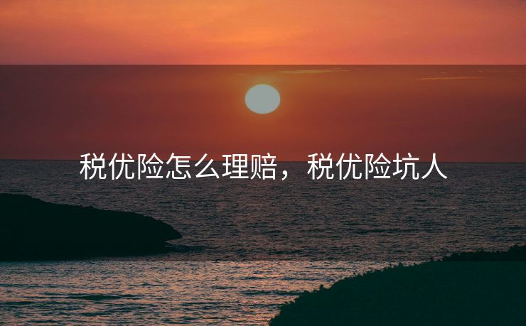 税优险怎么理赔，税优险坑人