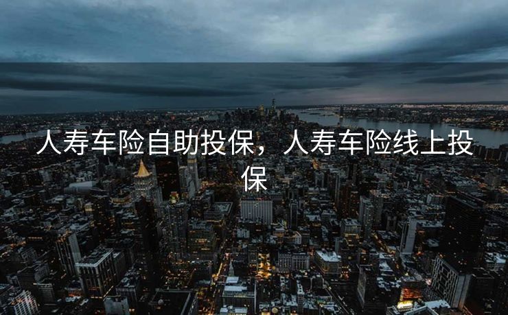 人寿车险自助投保,人寿车险线上投保 人寿车险自助投保,人寿车险线上投保