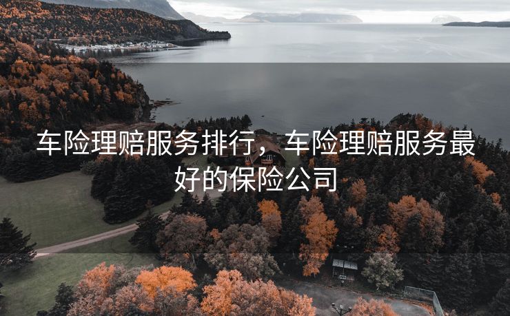 车险理赔服务排行，车险理赔服务最好的保险公司