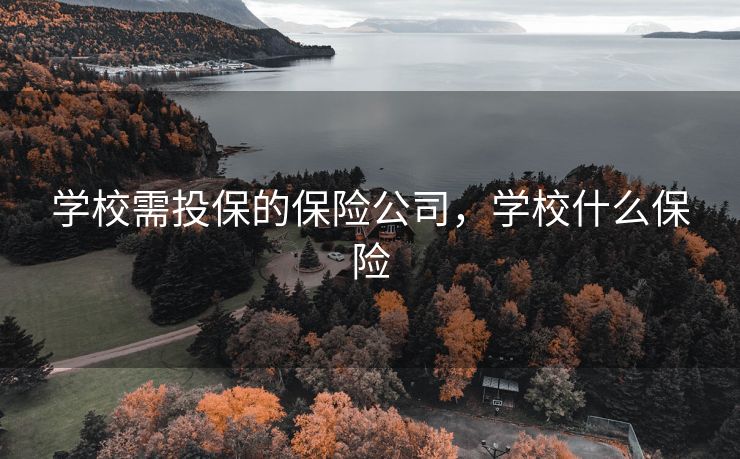 学校需投保的保险公司，学校什么保险
