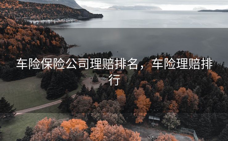 车险保险公司理赔排名，车险理赔排行