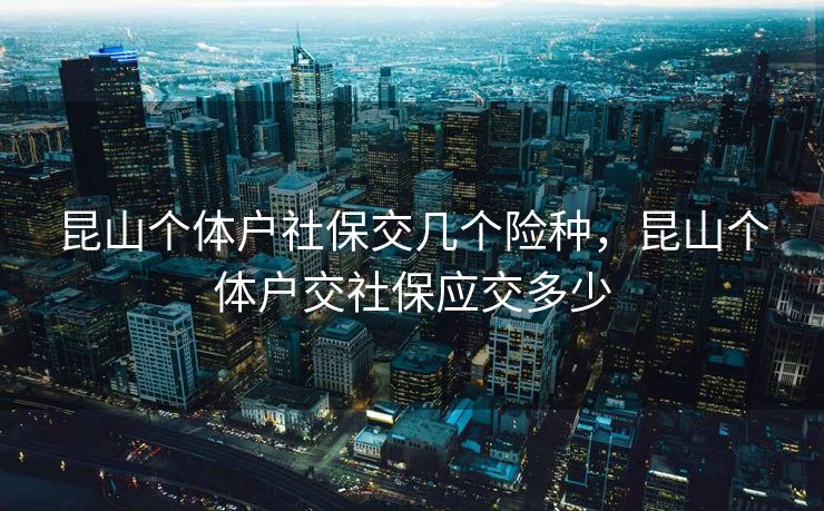 昆山个体户社保交几个险种，昆山个体户交社保应交多少