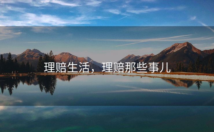理赔生活,理赔那些事儿 理赔生活,理赔那些事儿
