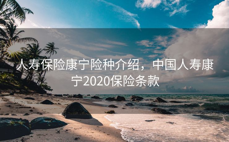 人寿保险康宁险种介绍，中国人寿康宁2020保险条款